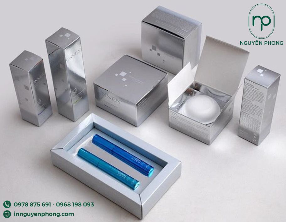 In hộp metalize đựng mỹ phẩm